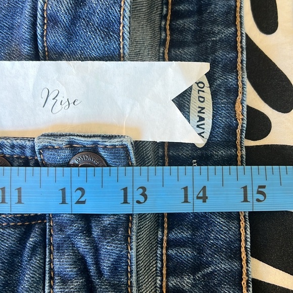 🆕 listing! Old Navy extra high rise flare button fly - Picture 6 of 7